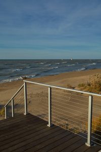 Deck Cable Railing At Silver Beach Viewrail