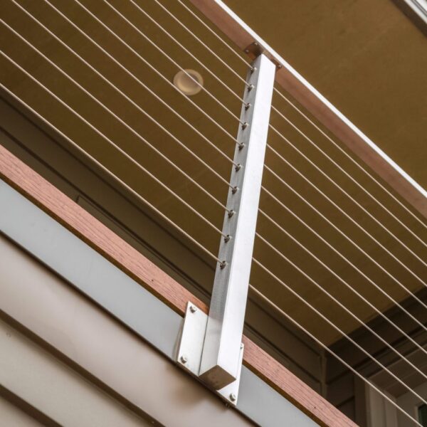 Cable Railing Posts | Pre-Drilled Aluminum & Stainless Steel Posts ...