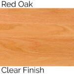 Red Oak Clear Finish
