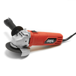 Red electric SKIL angle grinder