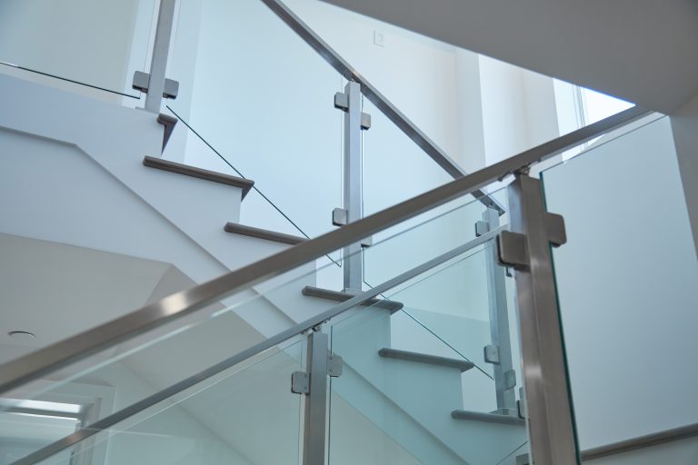Glass Railing and Stainless Steel Handrail