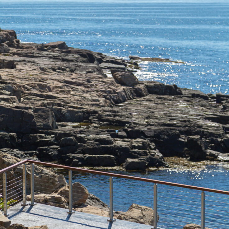 Cable Railing Exterior Ocean side