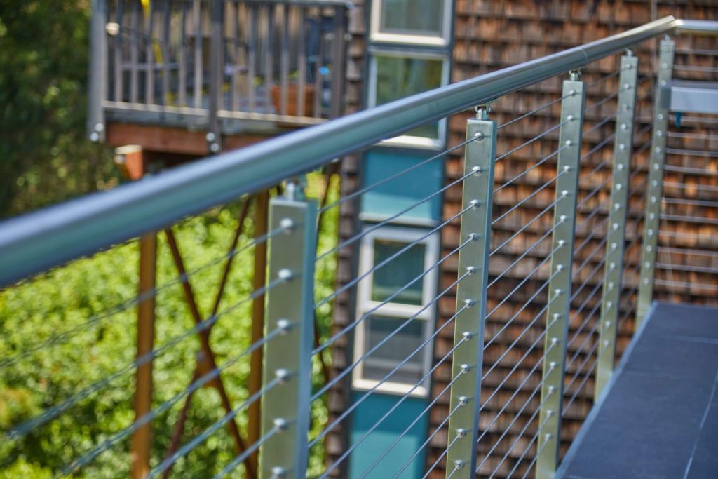 Cable Railing for Double Balconies - Viewrail