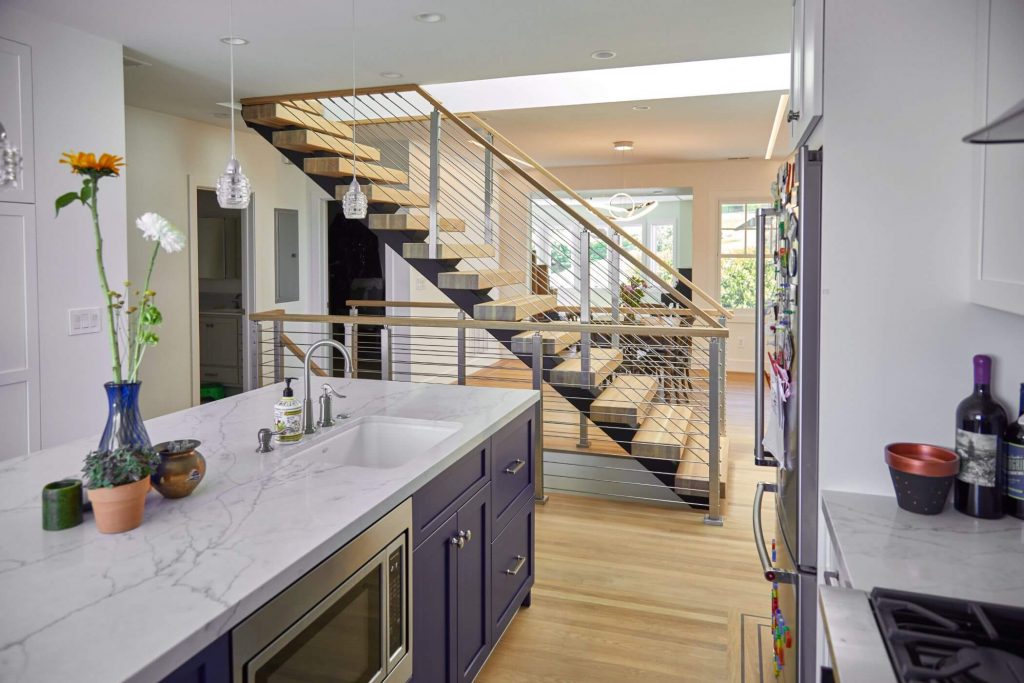 Floating Stairs for Kitchen