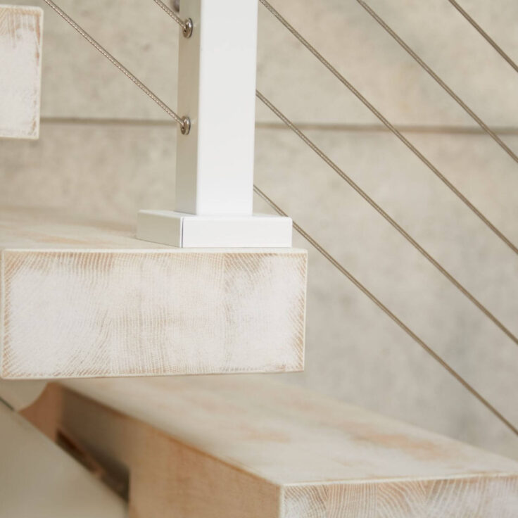 Close Up of Thick Stair Treads