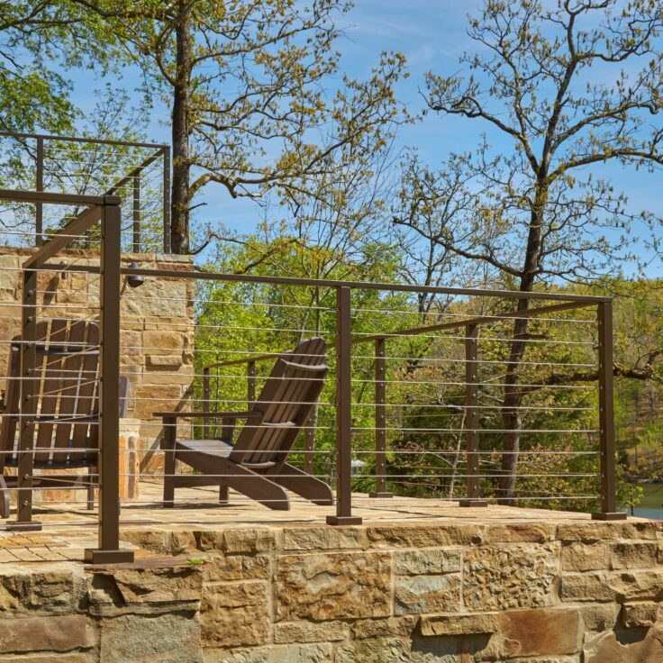 Cable Railing for Riverside Deck