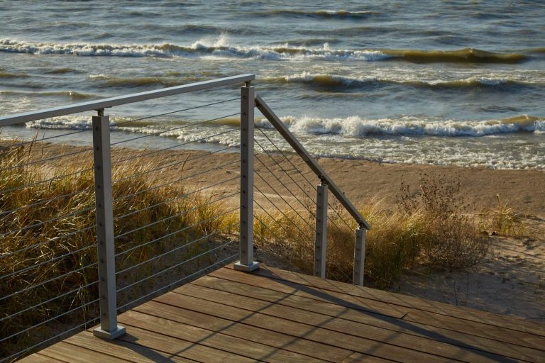 Cable Railing System with Lake