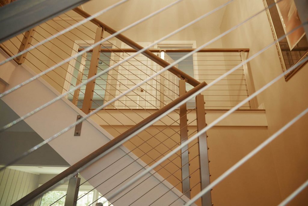 Rod Railing for Stair System