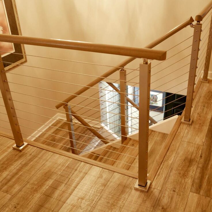 Post to Post Rods for Indoor Stairs