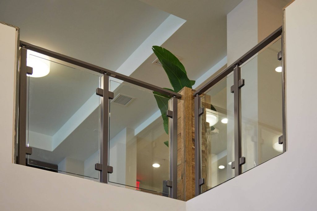 Glass Railing with Clips