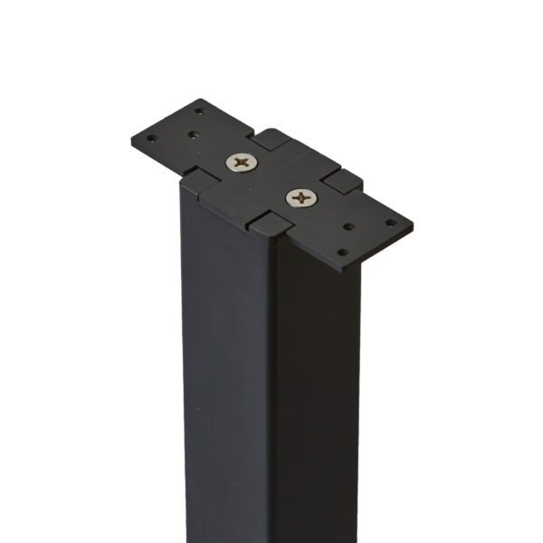 Level Line post top with attached handrail bracket