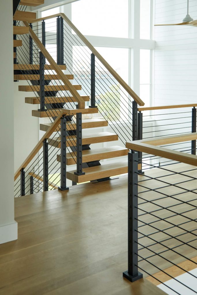 Rod Railing Posts for Stairs