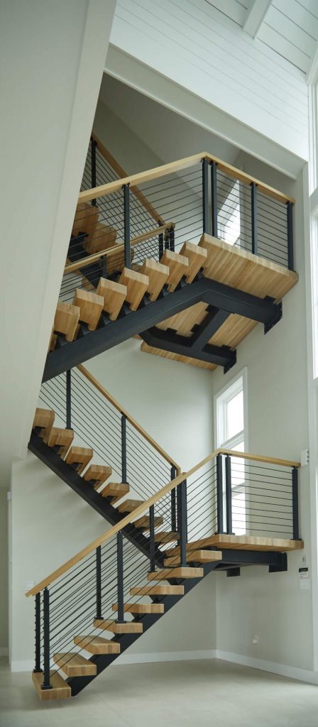 Double Switchback Staircase from Below