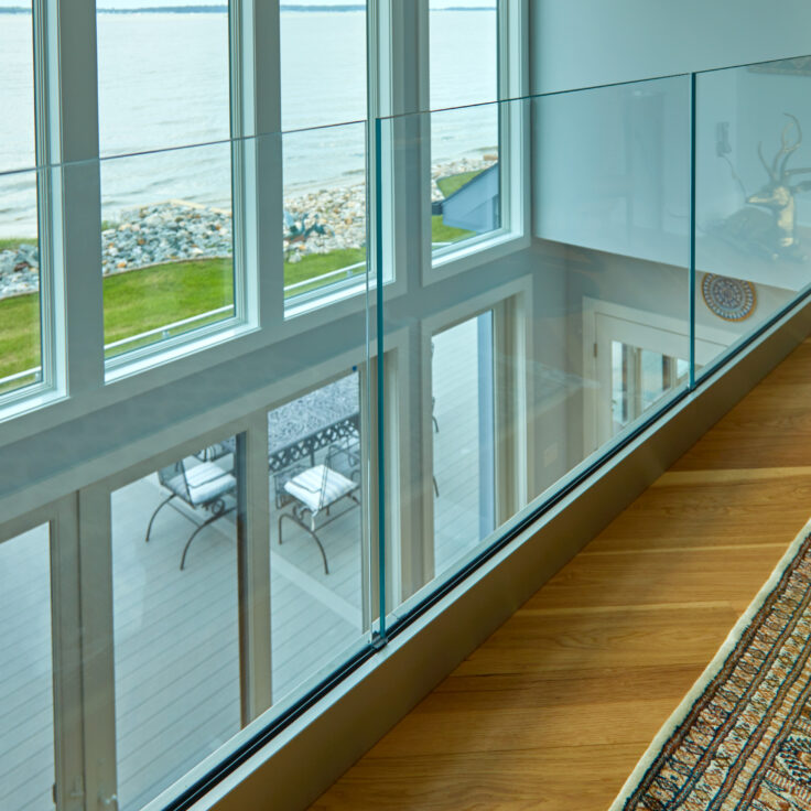 Base Rail Glass Railing