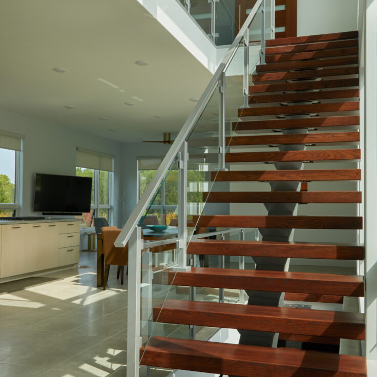 Speedboat Floating Stair and Glass