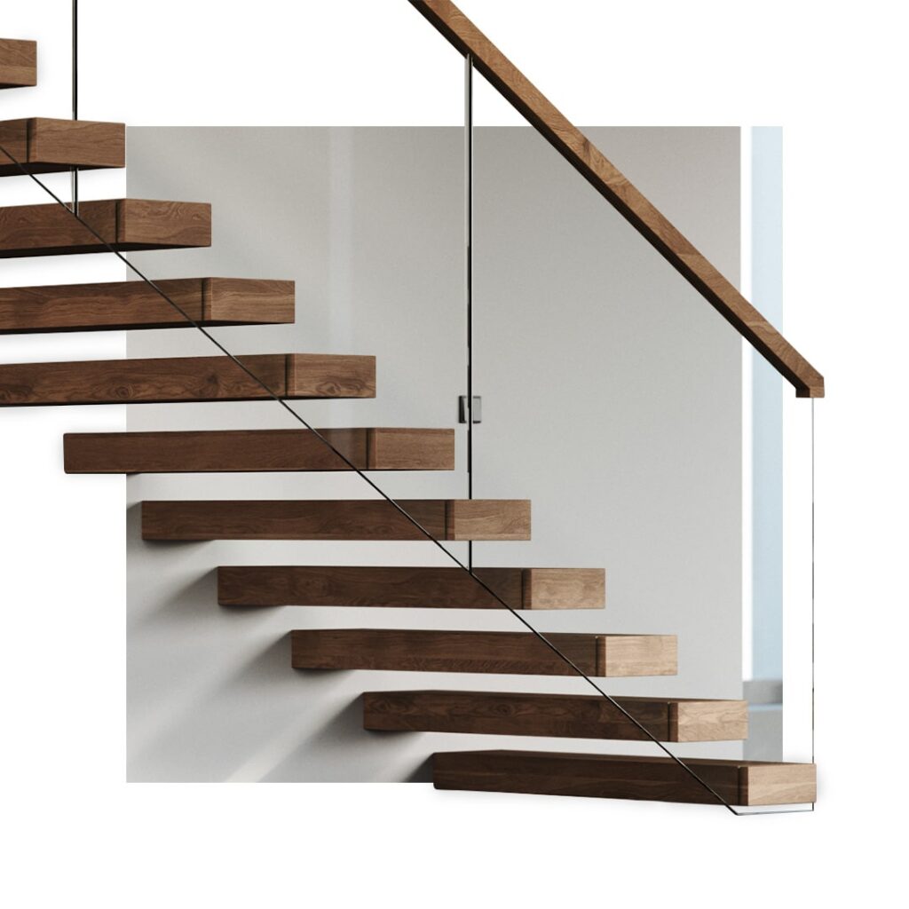 Floating Stair Systems, Installation, Kits & Parts