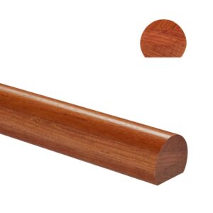 Round wood handrail profile