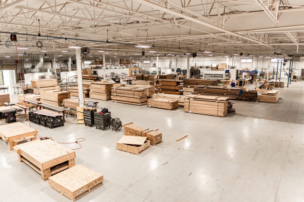 Viewrail wood production facility