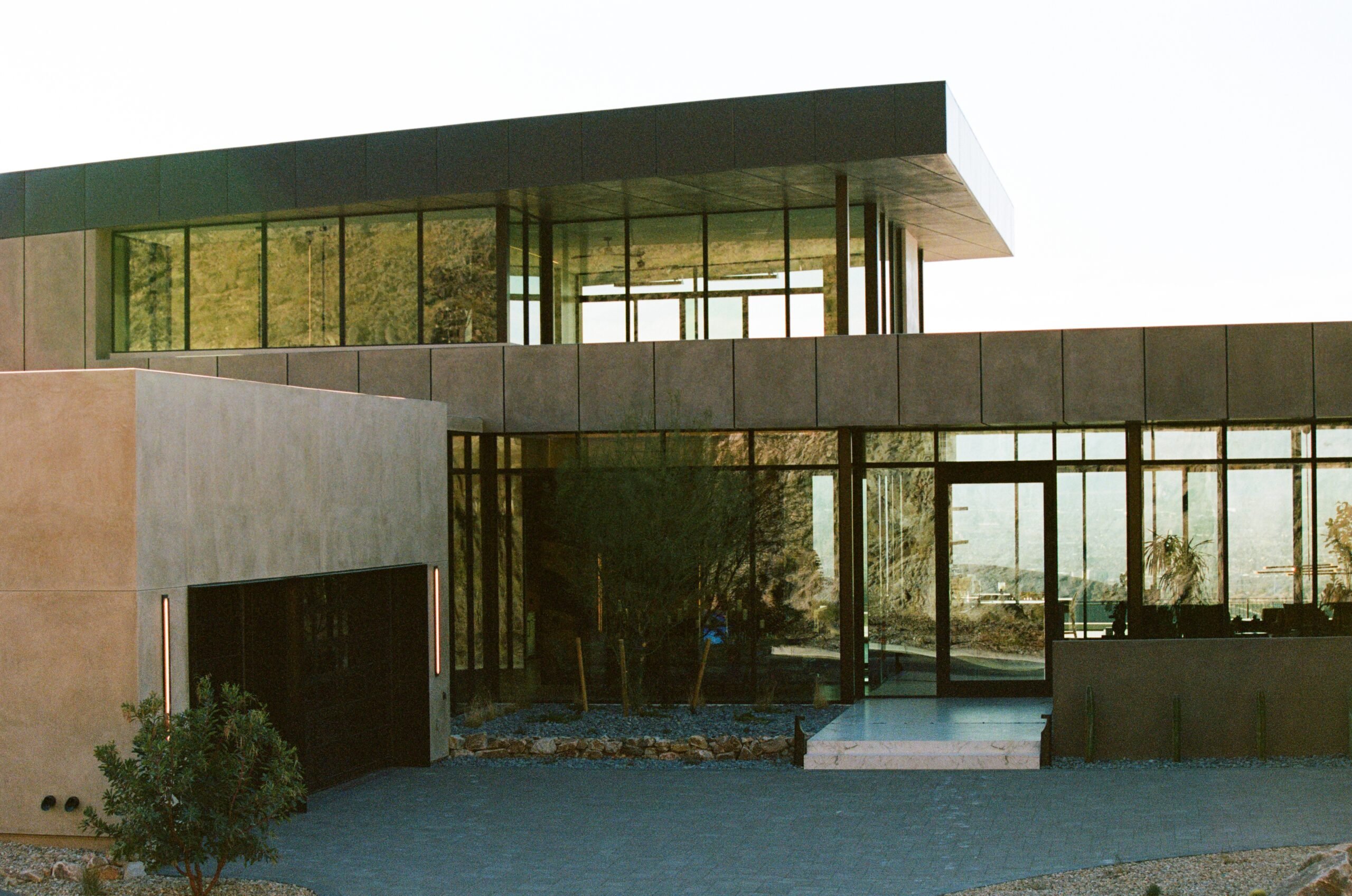 Exterior shot of the house