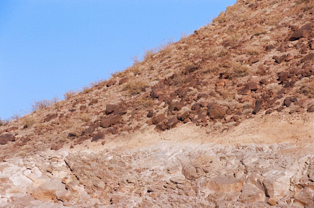 A desert hillside in Henderson, NV